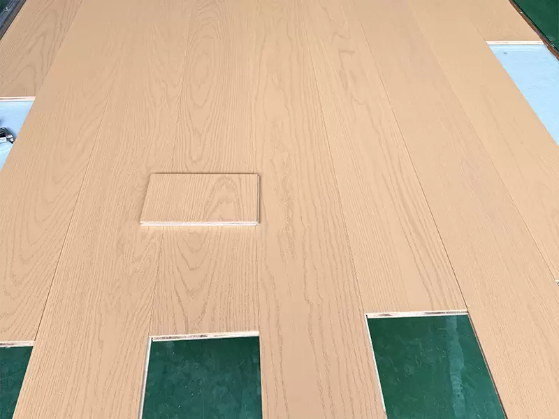 Premium American Oak Engineered Wood Flooring – Natural Matte Finish - 图片 2