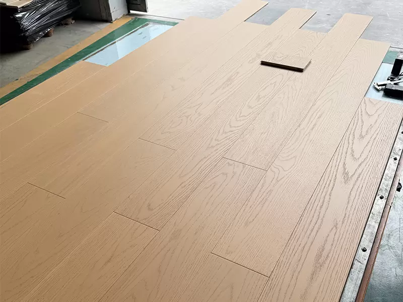 Premium American Oak Engineered Wood Flooring – Natural Matte Finish - 图片 3