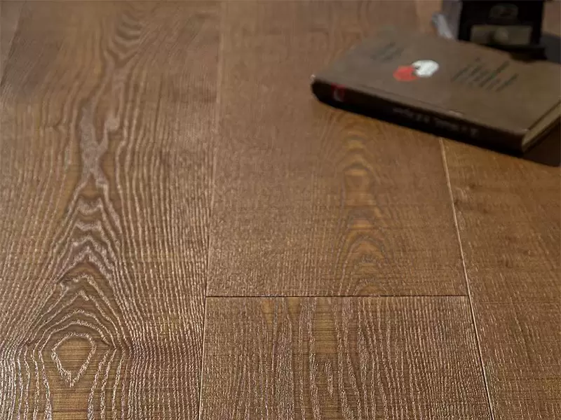 Smoked White Ash Flooring - 图片 3