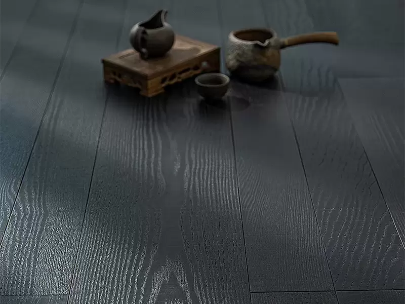 Matte Lacquered White Ash Flooring - 图片 4